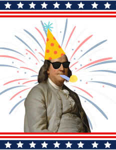Image of Ben Franklin, Party Like its 1776!